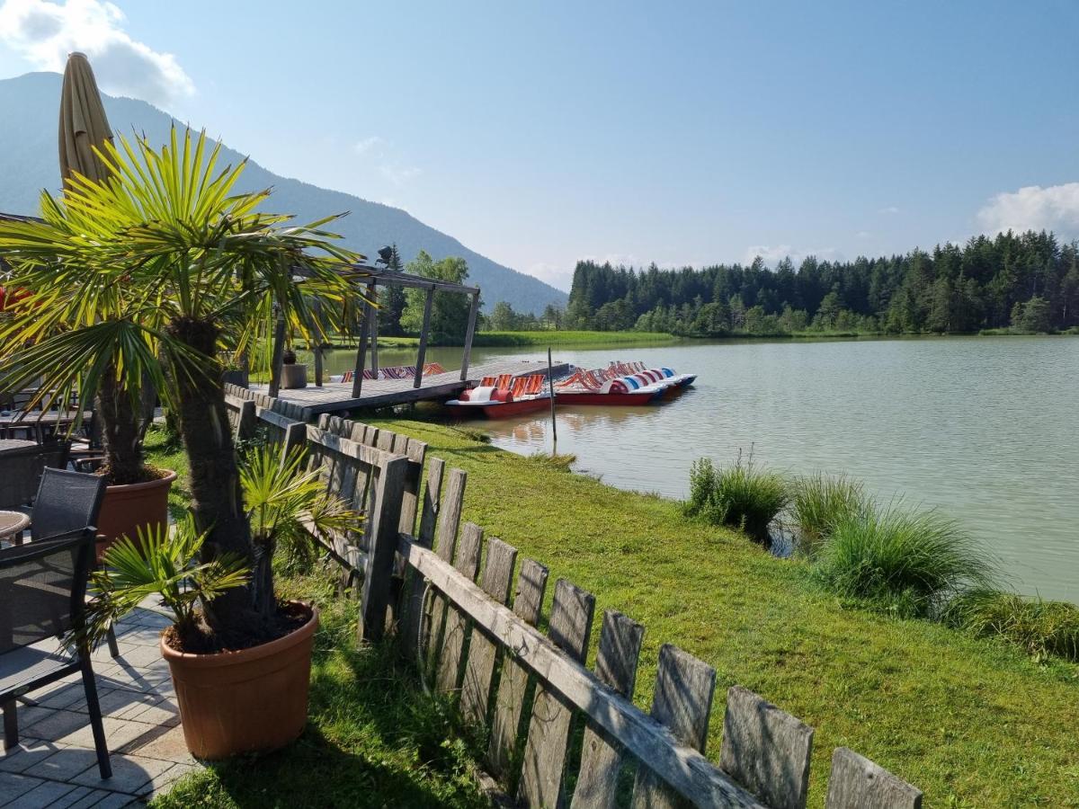 Wohlfuehl-Appartement Bergsee Family - Am Wildsee - Sup Und Schlitten For Free Зеефелд в Тирол Екстериор снимка